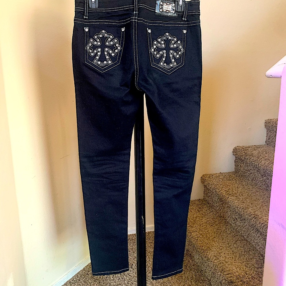 Bling Cross Pocket Jeans
